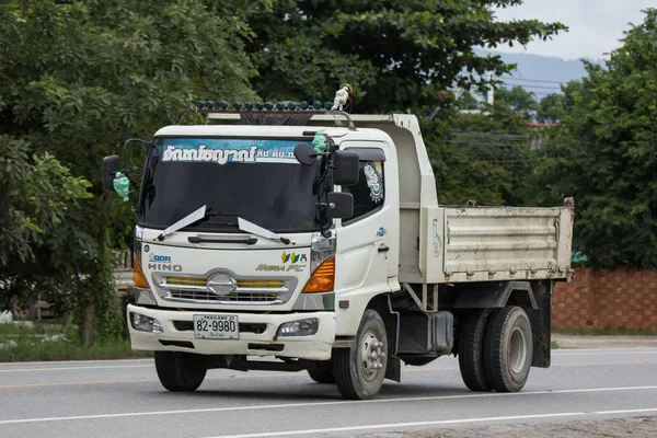 Chiangmai Tailandia Julio 2018 Camión Volquete Privado Hino Carretera 1001 — Foto de Stock