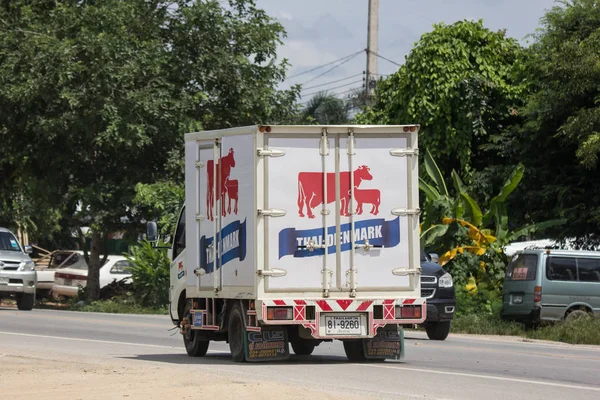 Chiangmai Tailândia Agosto 2018 Thai Denmark Milk Cargo Truck Foto — Fotografia de Stock