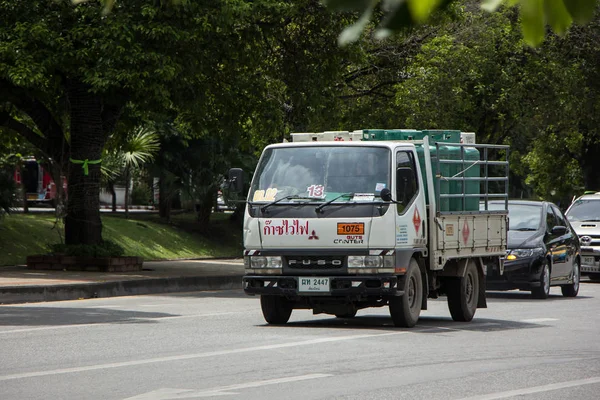 Chiangmai Tailandia Agosto 2018 Camioneta Recogida Gas Compañía Gas Picnic — Foto de Stock