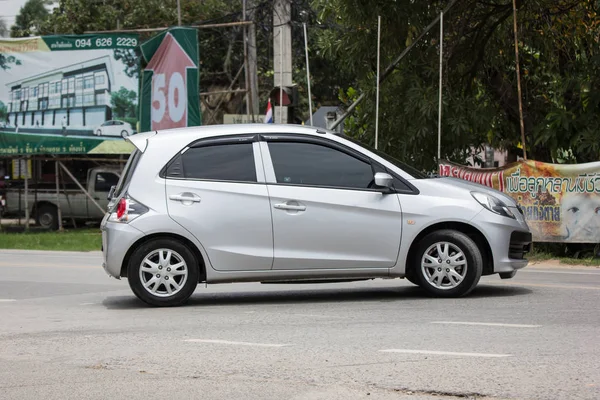 Чиангмай Таиланд Августа 2018 Года Частный Автомобиль Honda Brio Eco — стоковое фото