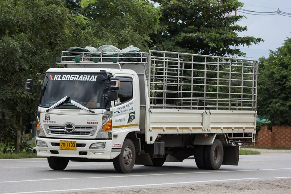 Chiangmai Thaiföld Augusztus 2018 Hino Rakomány Teherautó Suksawat Termék Fotó — Stock Fotó