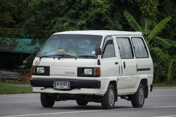 Chiangmai Tailândia Agosto 2018 Old Toyota Liteace Van Privada Estrada — Fotografia de Stock