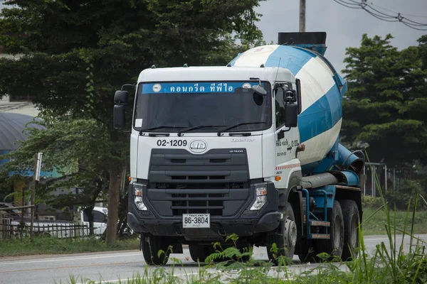 Chiangmai Thailand Augustus 2018 Cement Vrachtwagen Tpi Vervoermiddelen Foto Weg — Stockfoto