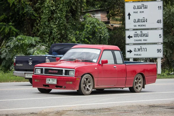 Chiangmai Thaïlande Août 2018 Private Isuzu Old Pickup Car Photo — Photo