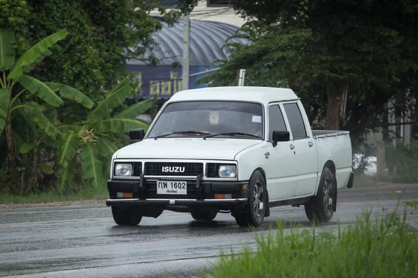 Chiangmai Tailândia Agosto 2018 Private Isuzu Old Pickup Car Foto — Fotografia de Stock