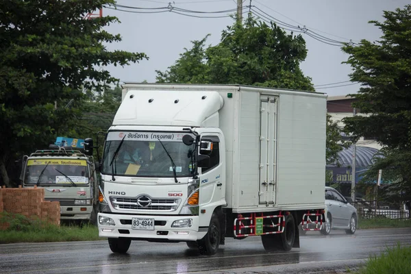 Chiangmai Tailândia Agosto 2018 Private Hino Cargo Truck Foto Estrada — Fotografia de Stock