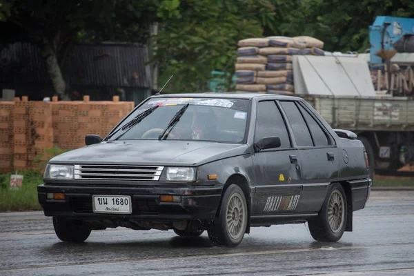 Chiangmai Tailândia Agosto 2018 Carro Particular Mitsubishi Lancer Foto Estrada — Fotografia de Stock