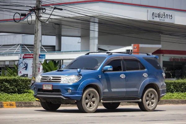 Chiangmai Tailândia Setembro 2018 Private Toyota Fortuner Suv Car Estrada — Fotografia de Stock