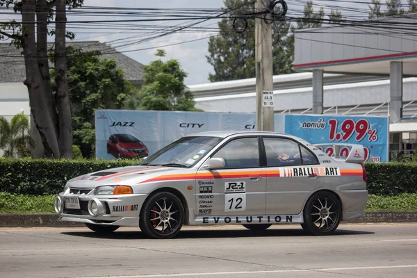 Chiangmai Thaiföld Szeptember 2018 Személyautó Mitsubishi Lancer Fotó Road Nem — Stock Fotó