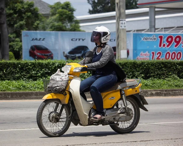 Чіанг Травня Таїланд 2018 Вересня Індивідуальна Honda Супер Дитинча Мотоцикл — стокове фото