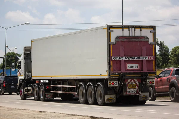 Chiangmai Tailandia Septiembre 2018 Camión Contenedores Empresa Parame Logistics Transportation — Foto de Stock