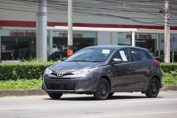 Chiangmai Tailandia Septiembre 2018 Nuevo Coche Privado Toyota Yaris Hatchback — Foto de Stock