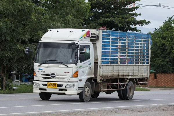 Chiangmai Thailandia Agosto 2018 Soldato Hino Cargo Truck Foto Sulla — Foto Stock