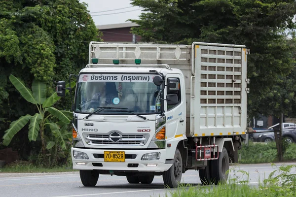 Chiangmai Tailândia Agosto 2018 Private Hino Cargo Truck Foto Estrada — Fotografia de Stock