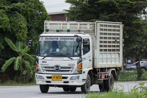 Chiangmai Tailandia Agosto 2018 Camión Carga Hino Privado Foto Carretera — Foto de Stock