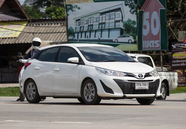 Chiangmai Thajsko Srpna 2018 Nové Soukromé Vozidlo Toyota Yaris Hatchback — Stock fotografie