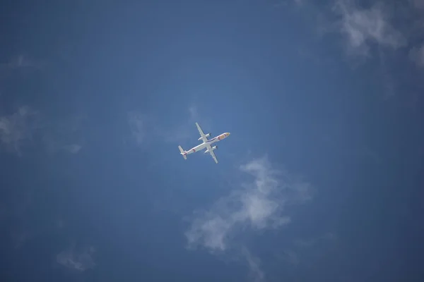 Chiangmai Tailândia Setembro 2018 Dqa Bombardier Q400 Nextgen Nokair Descolagem — Fotografia de Stock