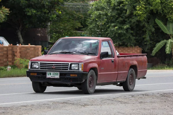 Chiangmai Tailândia Agosto 2018 Private Old Pickup Car Mitsubishi Cyclone — Fotografia de Stock