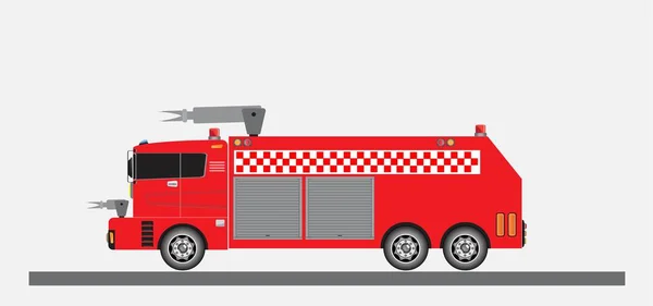 Lotnisko Fire Truck Wektorowych Ilustracji — Wektor stockowy