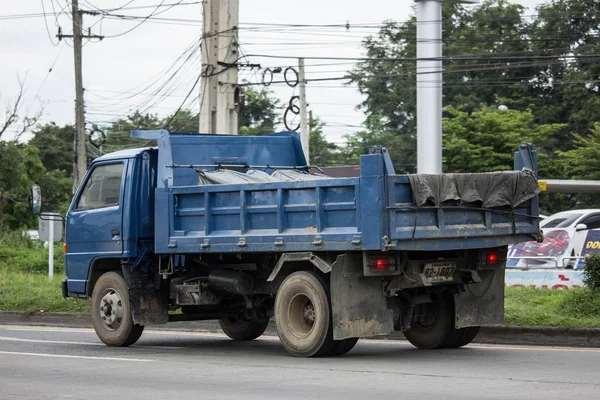 Чиангмай Таиланд Августа 2018 Года Частный Самосвал Isuzu Дороге Номер — стоковое фото