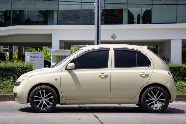 Chiangmai Tailandia Septiembre 2018 Eco Car Nissan March Carretera 1001 — Foto de Stock