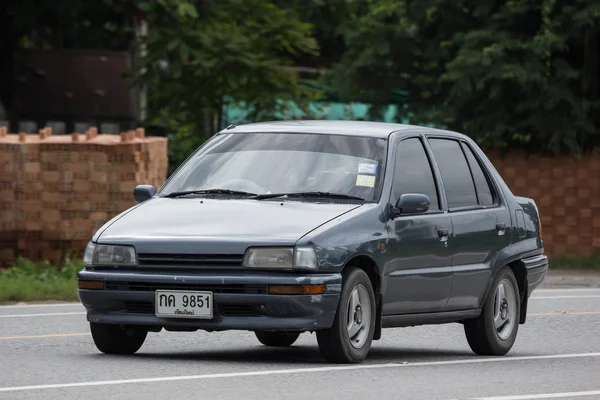 Chiangmai Tailândia Agosto 2018 Private Old Car Suzuki Swift Sedan — Fotografia de Stock