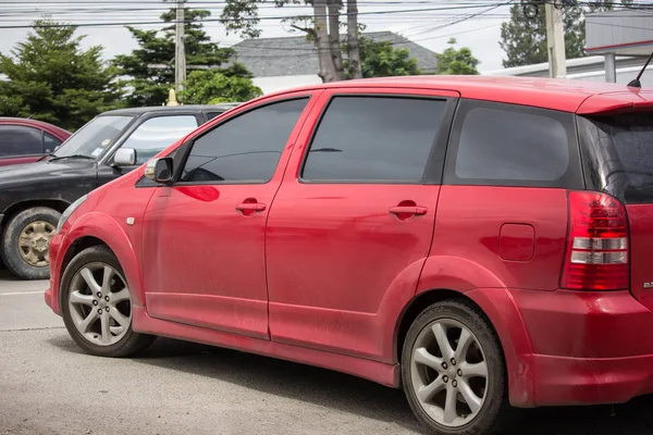 Chiangmai Tailândia Setembro 2018 Carro Privado Mpv Toyota Wish Estrada — Fotografia de Stock