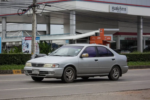 Chiangmai Thaiföld Szeptember 2018 Privát Régi Autó Nissan Sunny Közúti — Stock Fotó