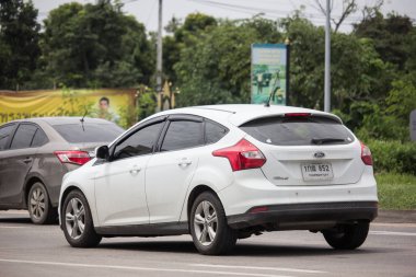 Chiangmai, Tayland - 6 Eylül 2018: Özel araba, Ford Focus. Fotoğraf Road Hayır 121 hakkında 8 km şehir merkezine Chiangmai, Tayland.