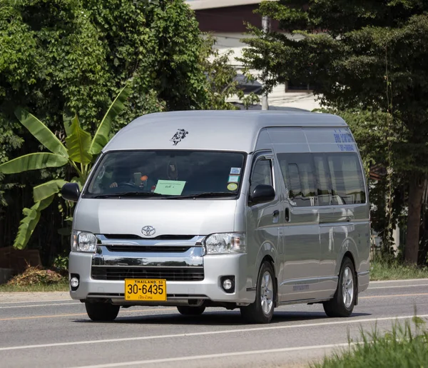 Chiangmai Thailand September 2018 Privé Toyota Commuter Van Foto Weg — Stockfoto