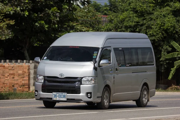Chiangmai Tailândia Setembro 2018 Private Toyota Commuter Van Foto Estrada — Fotografia de Stock