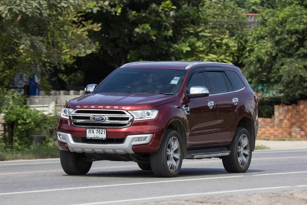 Chiangmai Tailandia Septiembre 2018 Suv Car Privado Ford Everest Carretera — Foto de Stock