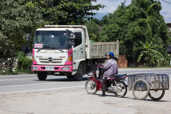 Chiangmai Thailand September 2018 Private Motorcycle Honda Dream Photo Road — Stock Photo, Image