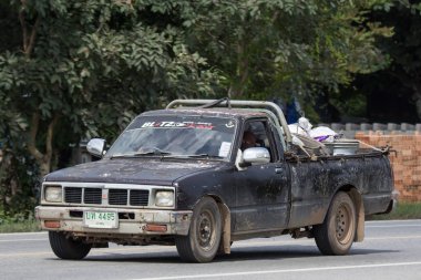 Chiangmai, Tayland - 7 Eylül 2018: Özel Isuzu Kb eski bir kamyonet araba. Fotoğraf Road'da yok 121 hakkında 8 km şehir merkezine Chiangmai Tayland.