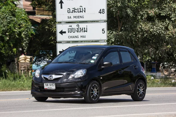 Chiangmai Tailandia Septiembre 2018 Honda Brio Privado Coche Eco City — Foto de Stock