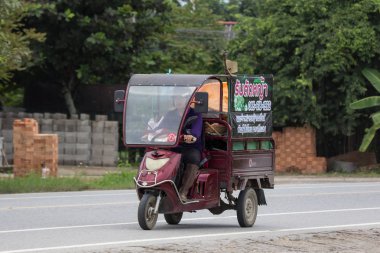 Chiangmai, Tayland - 10 Eylül 2018: Özel Masuta motosiklet. Fotoğraf Road Hayır 121 hakkında 8 km şehir merkezine Chiangmai, Tayland.