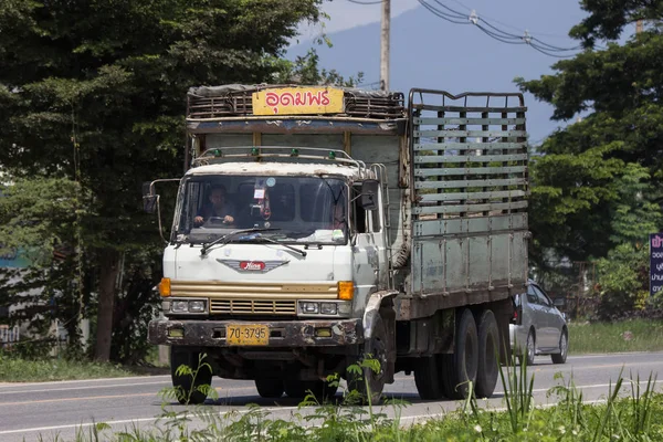 Chiangmai Thailand September 2018 Private Hino Cargo Truck Photo Road — Stock Photo, Image