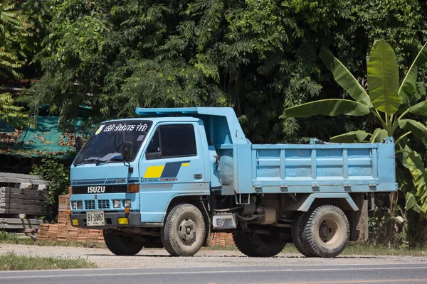 Chiangmai Thailandia Settembre 2018 Private Isuzu Dump Truck Sulla Strada — Foto Stock
