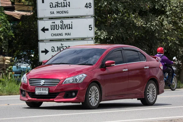 Чиангмай Таиланд Сентября 2018 Года Частный Эко Автомобиль Suzuki Ciaz — стоковое фото