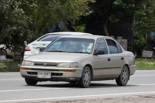 Chiangmai Thaïlande Septembre 2018 Vieille Voiture Privée Toyota Corolla Photo — Photo