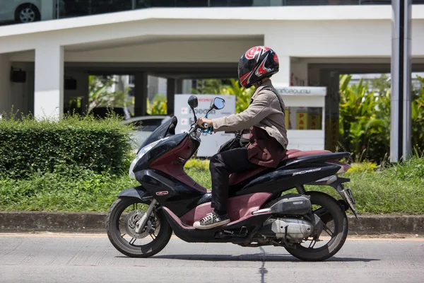 Чиангмай Таиланд Сентября 2018 Года Частный Мотоцикл Honda 150 Дороге — стоковое фото