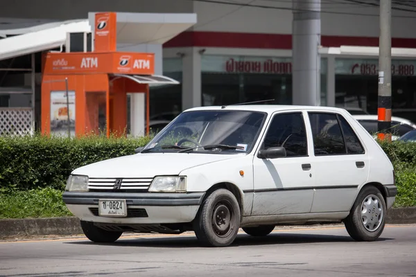 Chiangmai Thailand September 2018 Private Old Car Peugeot 205 Photo — Stock Photo, Image