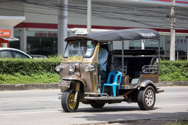 Chiangmai Thailand September 2018 Tuk Tuk Taxi Chiangmai Service Staden — Stockfoto