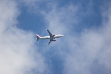 Chiangmai, Tayland - 13 Ekim 2018: Hs-Vkd A320-200 Tay Vietjet havayolu şirketi. Bangkok Havaalanı için Chiang Mai Uluslararası Havaalanı'ndan çıkar.