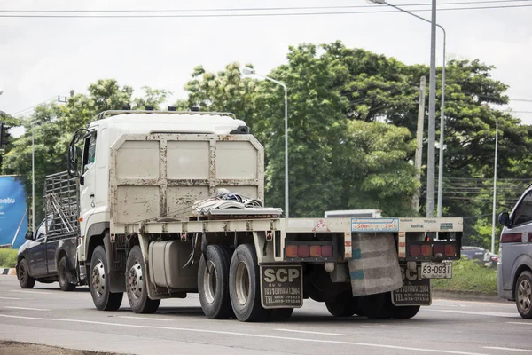 Chiangmai Tailandia Septiembre 2018 Camión Carga Hino Privado Foto Carretera — Foto de Stock