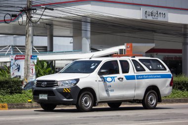 Chiangmai, Tayland - 21 Eylül 2018: kamyonet Tot Şirketi. Internet ve telefon hizmeti Tayland. Fotoğrafa yol no.121 8 km şehir merkezine Chiangmai, Tayland.