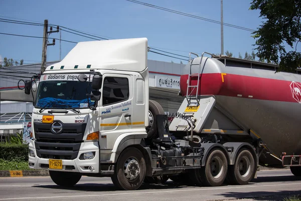 Chiangmai Tailândia Setembro 2018 Caminhão Cimento Tll Logistic Estrada 1001 — Fotografia de Stock