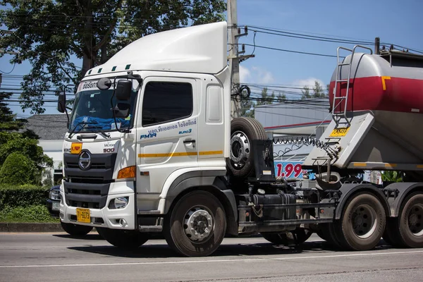 Chiangmai Tailandia Septiembre 2018 Camión Cemento Tll Logistic Carretera 1001 —  Fotos de Stock