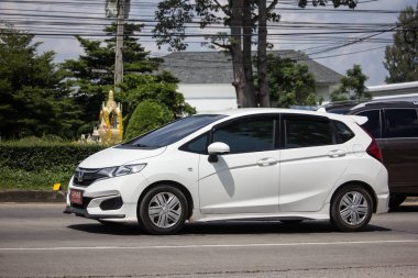 Chiangmai, Tayland - 24 Eylül 2018: Özel şehir araba Honda Jazz.