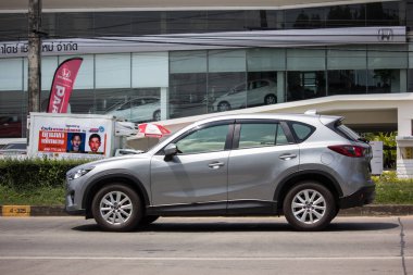 Chiangmai, Tayland - 24 Eylül 2018: Özel otomobil, Mazda Cx-5